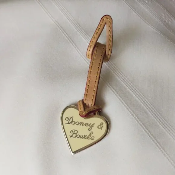 Dooney & Bourke Gold Heart Charm Hang Tag - Picture 3 of 7